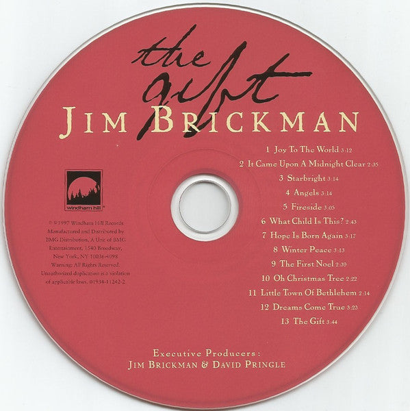 Jim Brickman : The Gift (CD, Album, Jew)