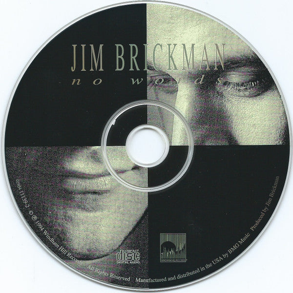 Jim Brickman : No Words (CD, Album, RE)