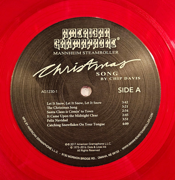 Mannheim Steamroller By Chip Davis : Christmas Song (LP, Album, Tra)