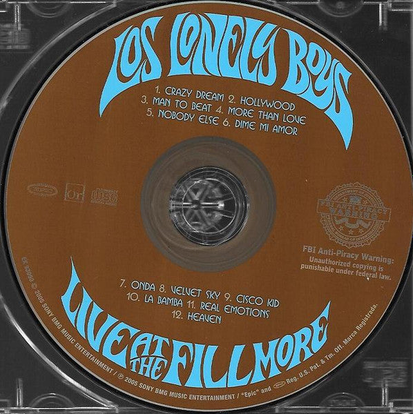 Los Lonely Boys : Live At The Fillmore  (CD, Album)