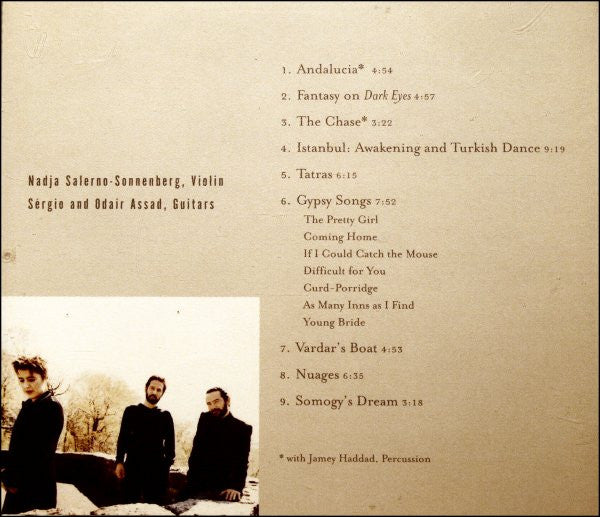 Nadja Salerno-Sonnenberg, Sérgio & Odair Assad : Nadja Salerno-Sonnenberg + Sérgio And Odair Assad (CD, Album)