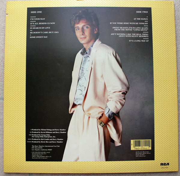 Barry Manilow : Manilow (LP, Album)