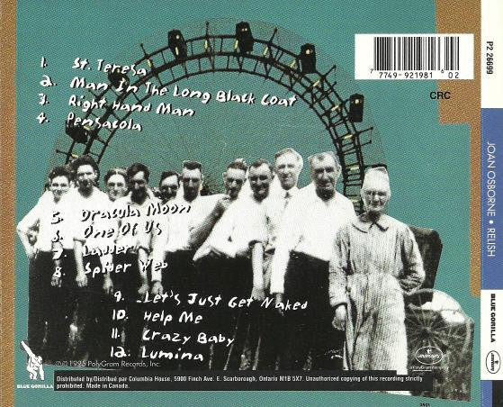 Joan Osborne : Relish (CD, Album, Club, RE)