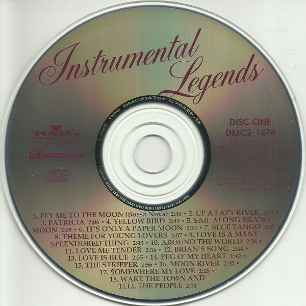 Various : Instrumental Legends (2xCD, Comp)