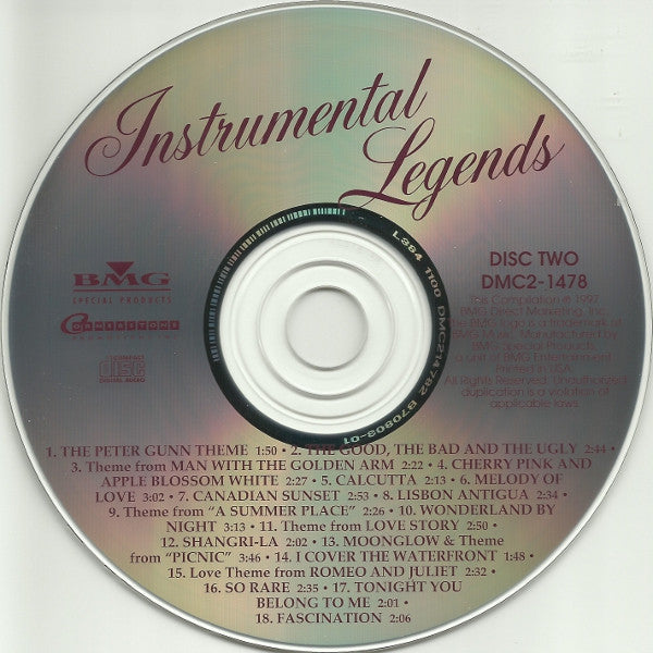 Various : Instrumental Legends (2xCD, Comp)