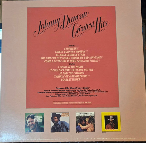 Johnny Duncan (3) : Greatest Hits (LP, Comp, San)