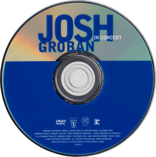 Josh Groban : Josh Groban In Concert (CD, Album + DVD, NTSC)