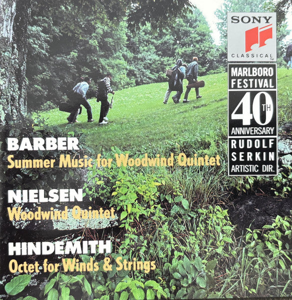 Barber* / Nielsen* / Hindemith* : Summer Music For Woodwind Quintet / Woodwind Quintet / Octet For Winds & Strings (CD, Album, Comp, Club, RE)