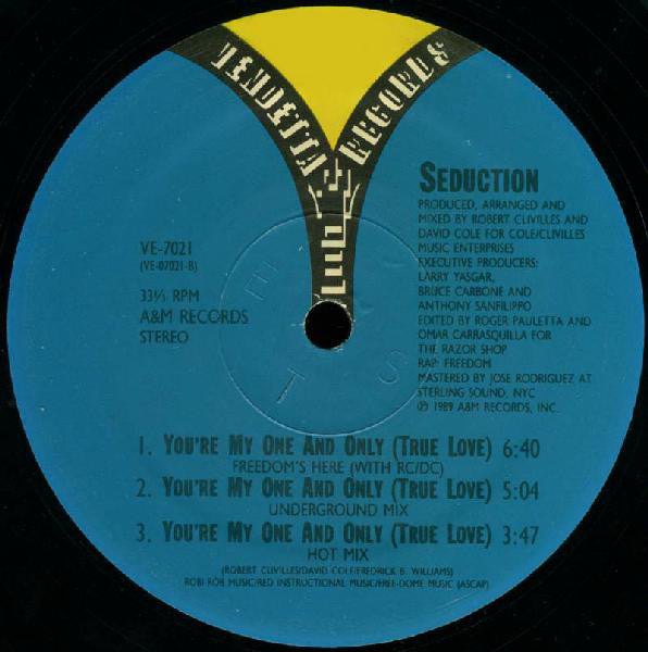 Seduction : You're My One And Only (True Love) (12")