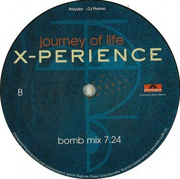 X-Perience : Journey Of Life (Remixes) (12", Maxi, Promo)