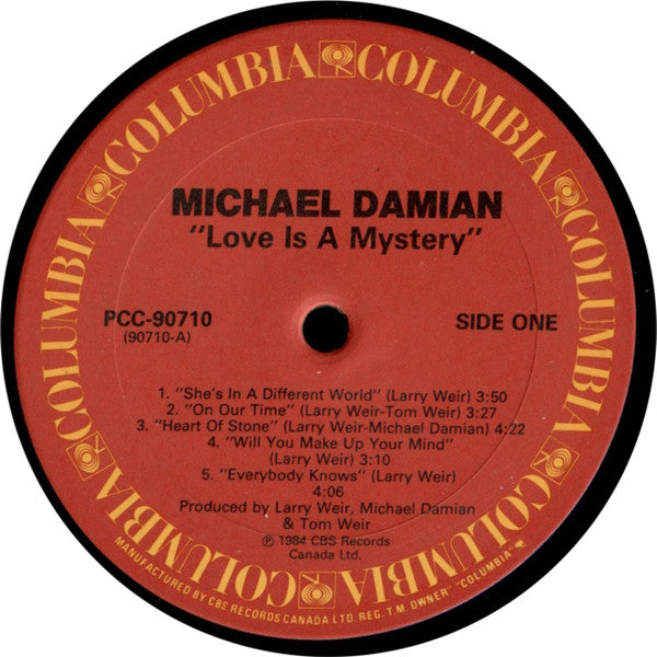 Michael Damian : Love Is A Mystery (LP, Album)