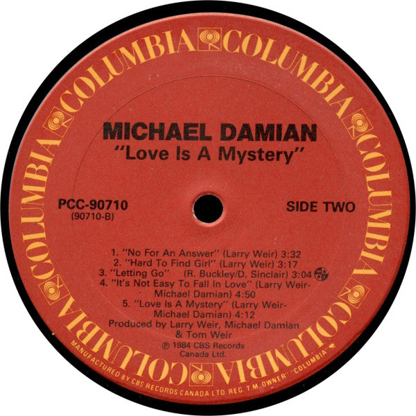 Michael Damian : Love Is A Mystery (LP, Album)