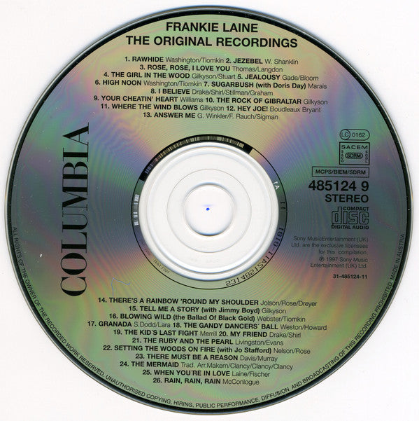 Frankie Laine : The Original Recordings (CD, Comp)