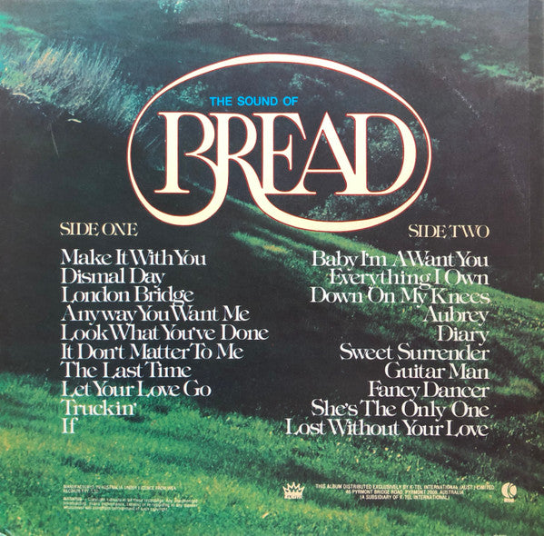 Bread : The Sound Of Bread (LP, Comp, RE)