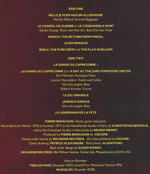 Pierre Bensusan : 2 (LP, Album)