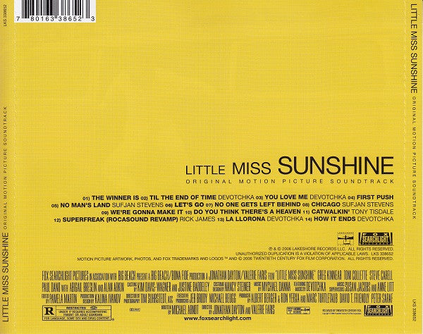 Various : Little Miss Sunshine (Original Motion Picture Soundtrack) (CD, Album, Comp)