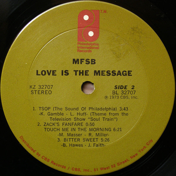 MFSB : Love Is The Message (LP, Album)