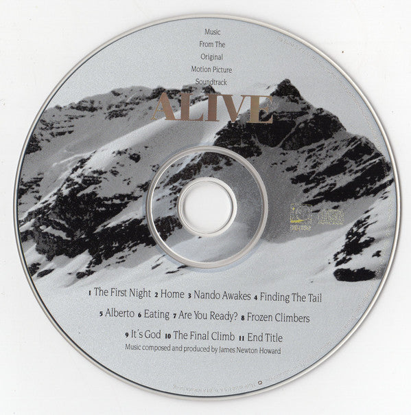 James Newton Howard : Alive (Music From The Original Motion Picture Soundtrack) (CD, Album)