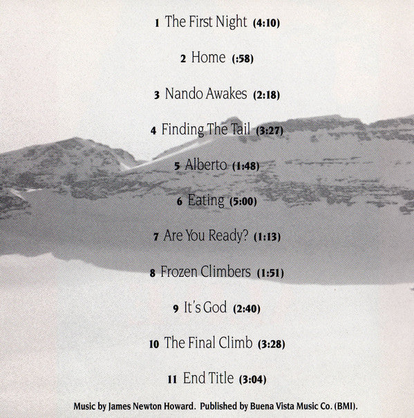James Newton Howard : Alive (Music From The Original Motion Picture Soundtrack) (CD, Album)