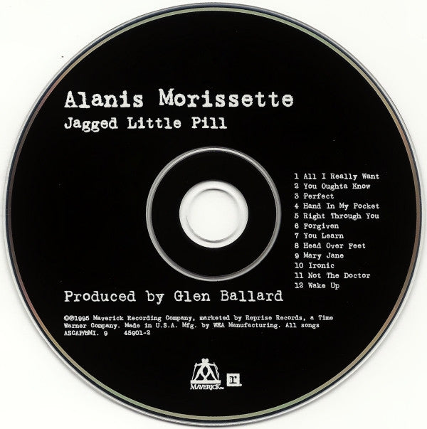 Alanis Morissette : Jagged Little Pill (CD, Album, SRC)