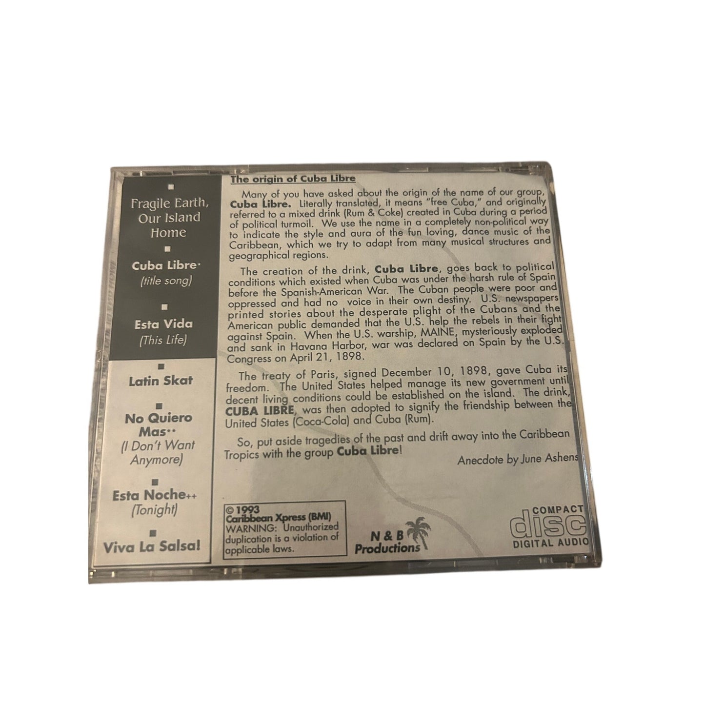 Cuba Libre - Fragile  Earth, Our Island Home [CD]