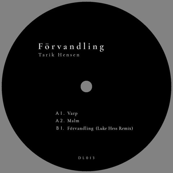 Tarik Hensen : Förvandling (12", EP, Ltd)
