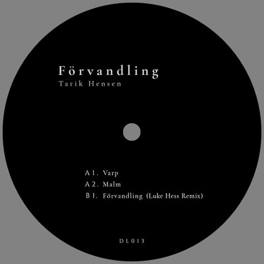 Tarik Hensen : Förvandling (12", EP, Ltd)