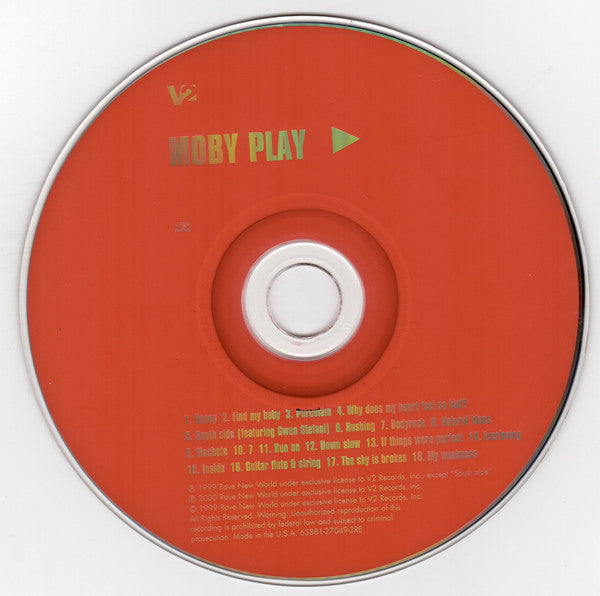 Moby : Play (CD, Album, RE)