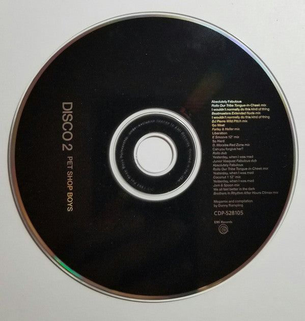 Pet Shop Boys : Disco 2 (CD, Comp, Club, Mixed)