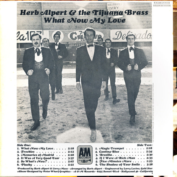 Herb Alpert & The Tijuana Brass : What Now My Love (LP, Album)