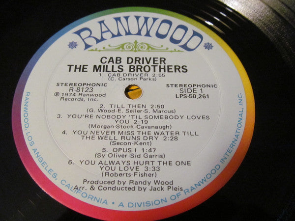 The Mills Brothers : Cab Driver (LP, Album)