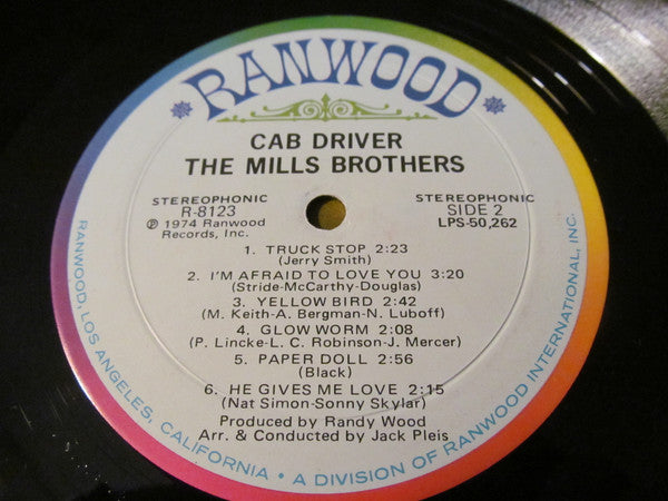 The Mills Brothers : Cab Driver (LP, Album)