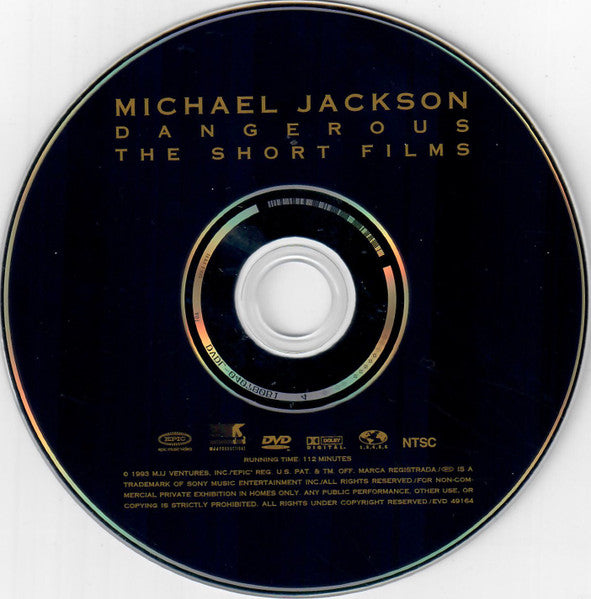 Michael Jackson : Dangerous (The Short Films) (DVD-V, Comp, Multichannel, NTSC)