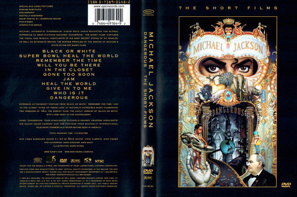 Michael Jackson : Dangerous (The Short Films) (DVD-V, Comp, Multichannel, NTSC)