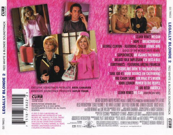 Various : Legally Blonde 2 - Soundtrack (CD, Comp)
