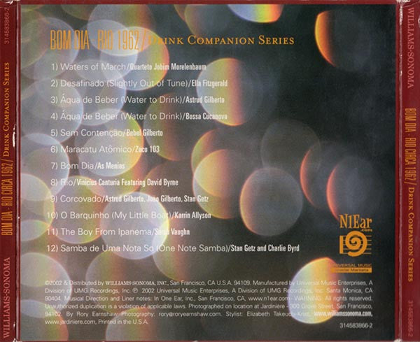 Various : Bom Dia Rio Circa 1962 (CD, Comp)