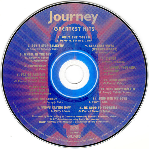 Journey : Greatest Hits (CD, Comp, RE, RM)