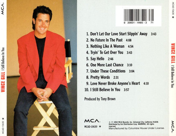 Vince Gill : I Still Believe In You (CD, Album, Club)