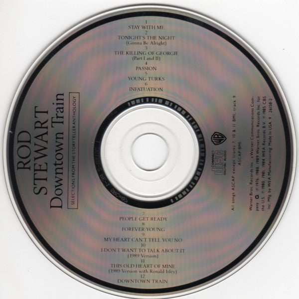 Rod Stewart : Downtown Train (Selections From The Storyteller Anthology) (CD, Comp)
