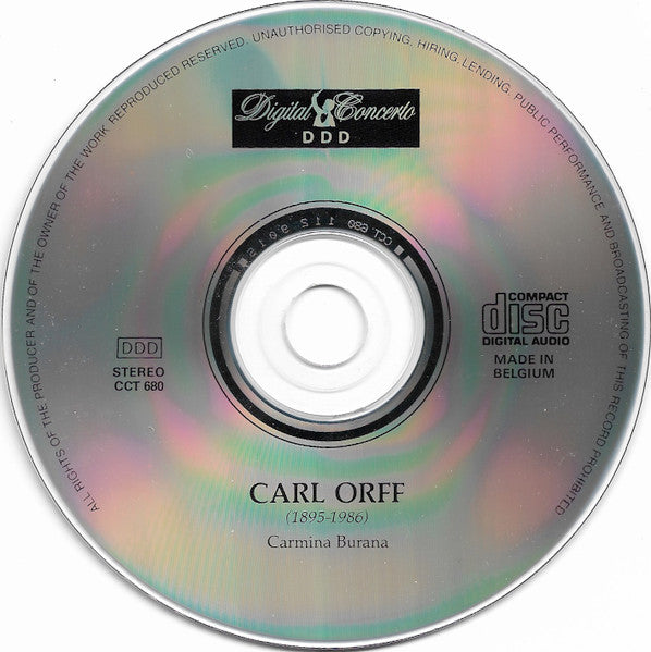 Carl Orff, Das Mozarteum Orchester Salzburg : Carmina Burana (CD, Album)