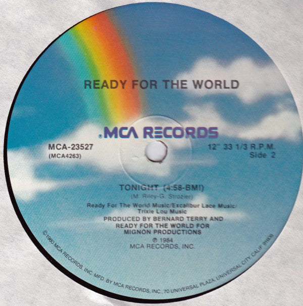 Ready For The World : Tonight (12")