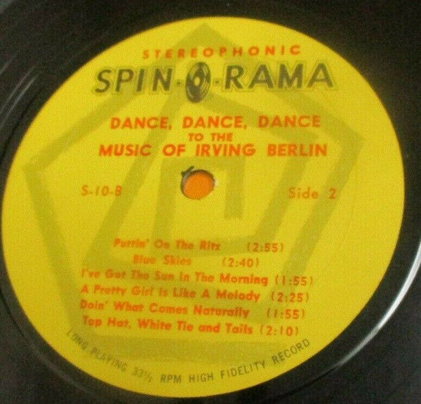 Irving Berlin : Dance, Dance, Dance To The Music Of Irving Berlin (LP, Comp)