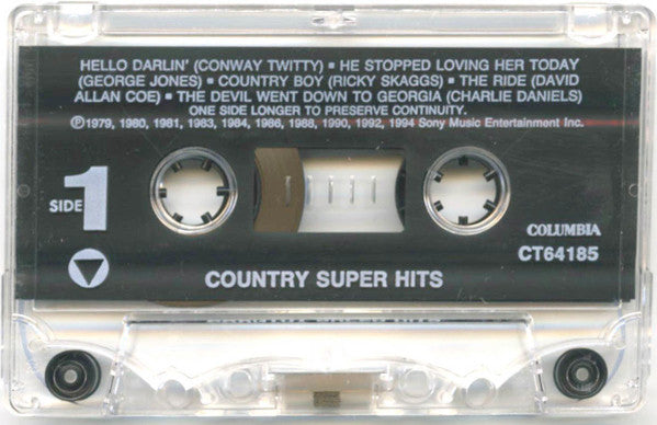 Various : Country Super Hits (Cass, Comp)