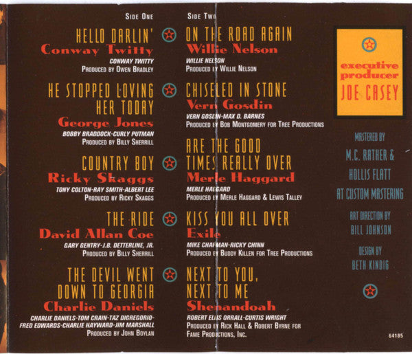 Various : Country Super Hits (Cass, Comp)