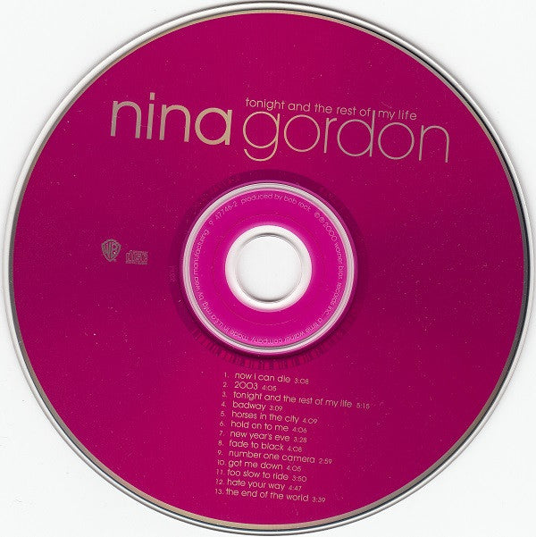 Nina Gordon : Tonight And The Rest Of My Life (CD, Album)