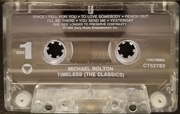 Michael Bolton : Timeless (The Classics) (Cass, Album)
