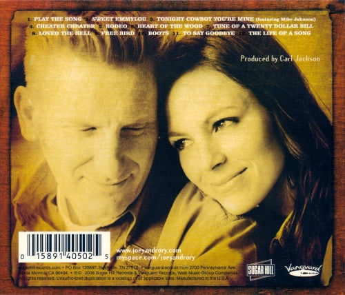 Joey + Rory : The Life Of A Song (CD, Album)