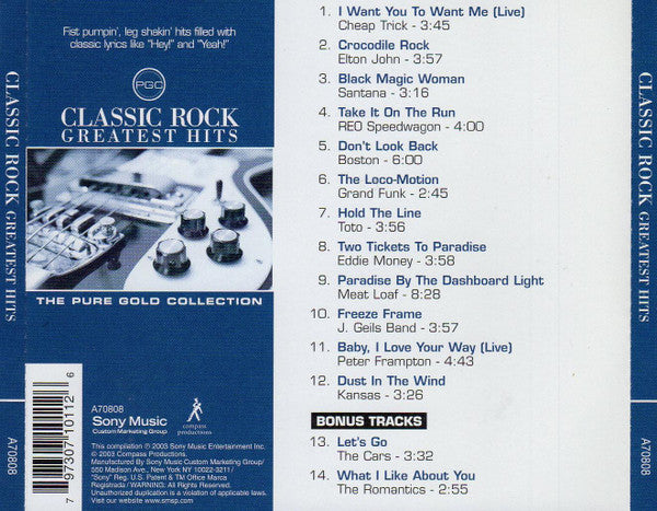 Various : Classic Rock - 14 Greatest Hits (CD, Comp)