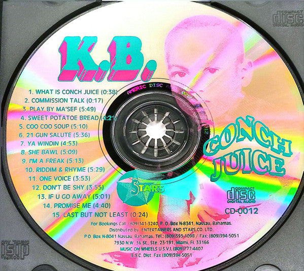 K.B. (10) : Conch Juice (CD, Album)