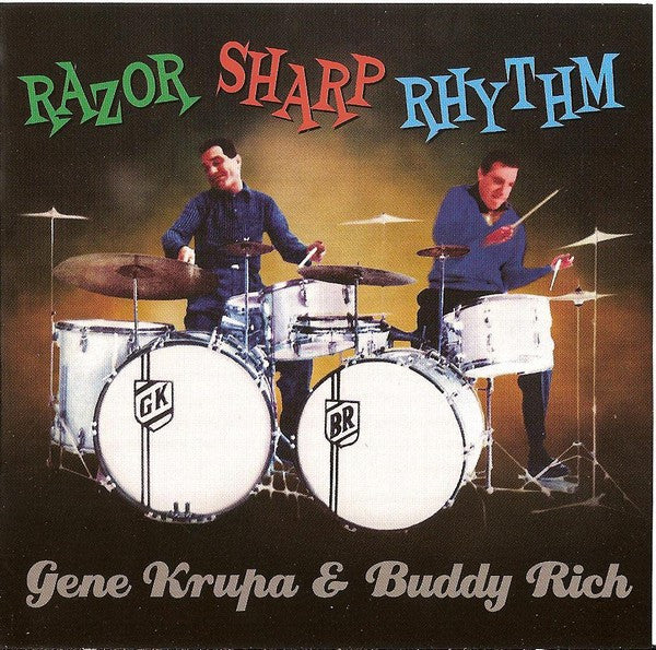 Gene Krupa & Buddy Rich : Razor Sharp Rhythm (2xCD, Comp, RM)